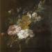 A still-life with a spray of flowers